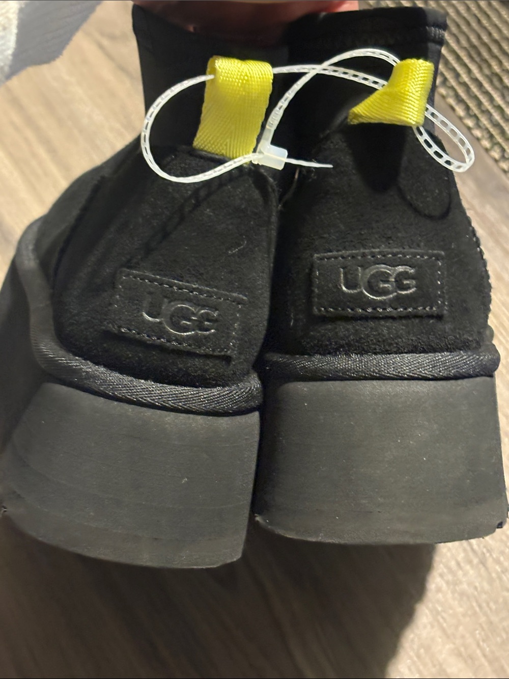 NWOT Ugg Classic Mini Dippers Platform Ankle Boots - Size 7 - Picture 6 of 8